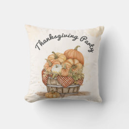 Thanksgiving Pumpkin Party Kudde