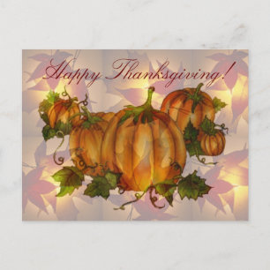 THANKSGIVING PUMPKIN PATCH by SHARON SHARPE Helg Vykort
