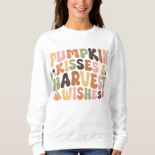 Thanksgiving Pumpkin Retro Groovy T Shirt