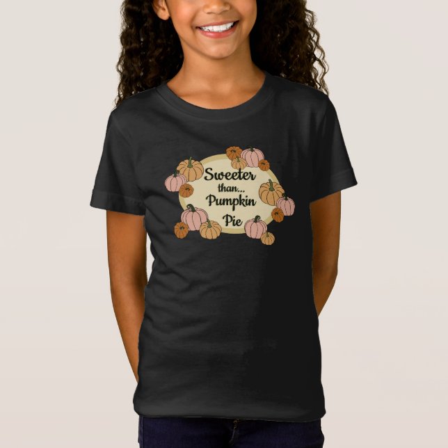 Thanksgiving Pumpkin T Shirt (Framsida)