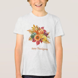 Thanksgiving Pumpkins Boys T-Shirt