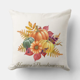 Thanksgiving Pumpkins Dekorativ kudde