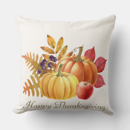 Thanksgiving Pumpkins Dekorativ kudde