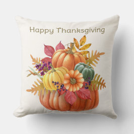 Thanksgiving Pumpkins Dekorativ kudde