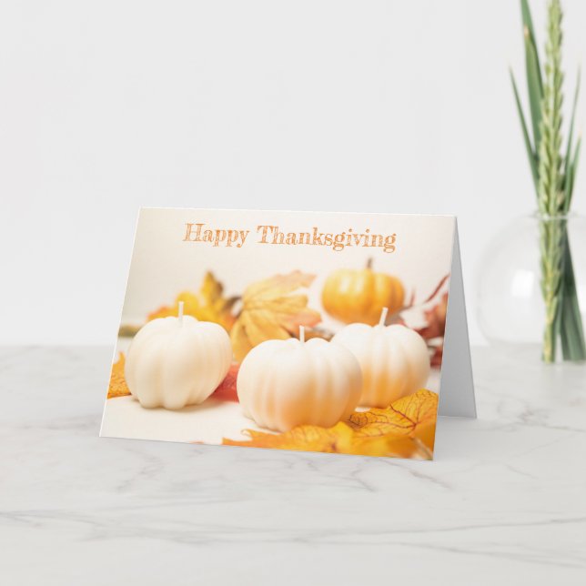 Thanksgiving Pumpkins Greeting Card Tack Kort (Framsida)