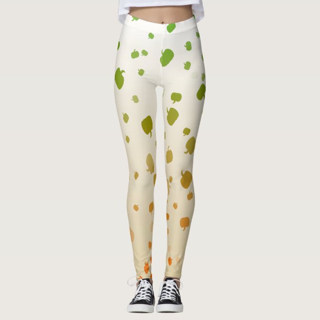 Thanksgiving Pumpkins Leggings (Framsida)
