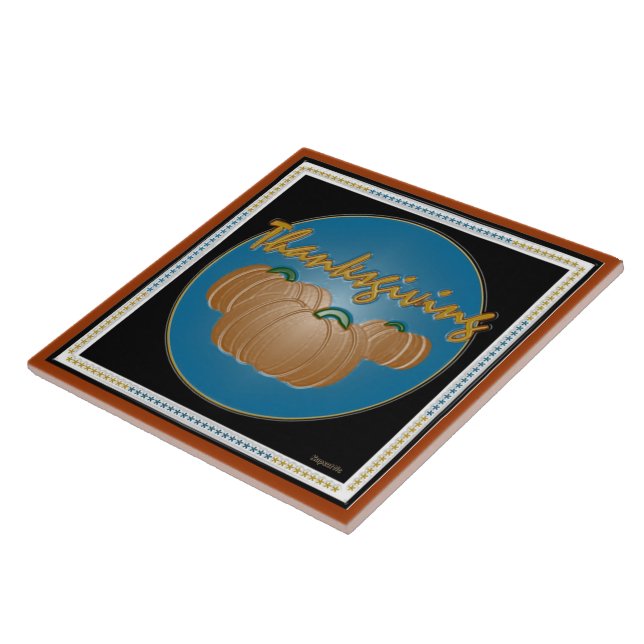 Thanksgiving Pumpkins n Graphics Kakelplatta (Sidan)