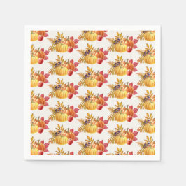 Thanksgiving Pumpkins Napkin Pappersservett
