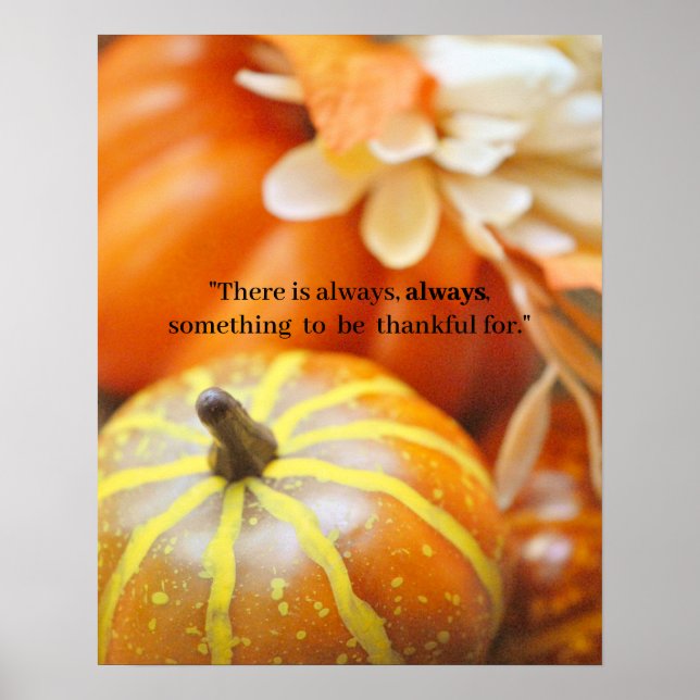 Thanksgiving Pumpkins Poster (Framsidan)