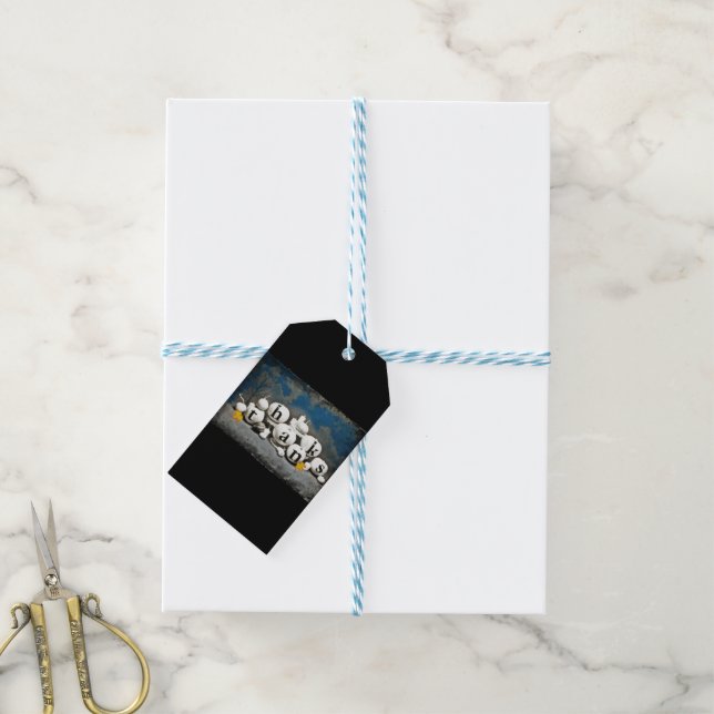 Thanksgiving Pumpkins Presentetikett (Med Snöre)