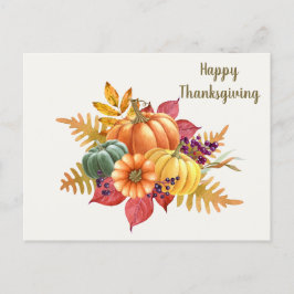 Thanksgiving Pumpkins vykort