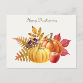 Thanksgiving Pumpkins vykort