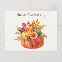 Thanksgiving Pumpkins vykort