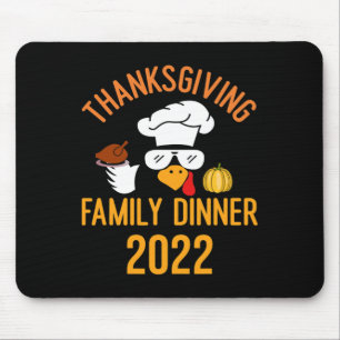 thanksgiving pyjamas för familjerelaterad fallturk musmatta