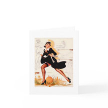 Thanksgiving Quaker Girl Pin Up Girl