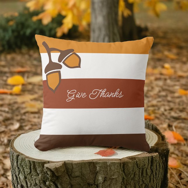 Thanksgiving Rand och Acorns Kudde (Skapare uppladdad)