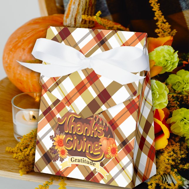Thanksgiving Retro Play Presentaskar (Thanksgiving with retro design and fall colors plaid.
Bringing warm atmosphere to the party.
)