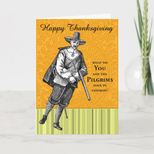 Thanksgiving Riddle Helgkort