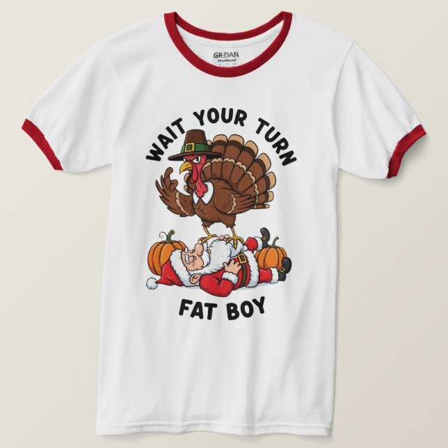 Thanksgiving Ringer T-Shirt (Design framsida)