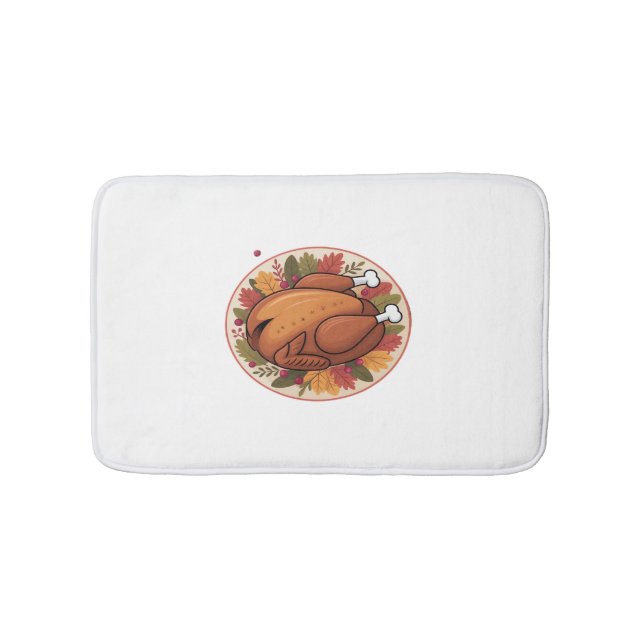 Thanksgiving Roast Turkey - Festive Helgdag Feast Badrumsmatta (Framsidan)