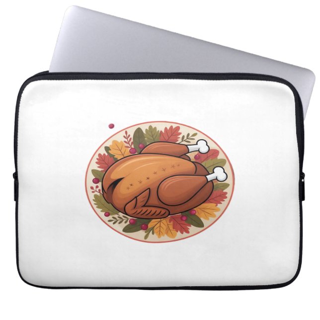 Thanksgiving Roast Turkey - Festive Helgdag Feast Laptop Fodral (Framsidan)