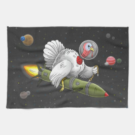 Thanksgiving Rocket Turkiet Kökshandduk