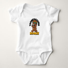 Thanksgiving Rookie Baby Bodydräkt T Shirt