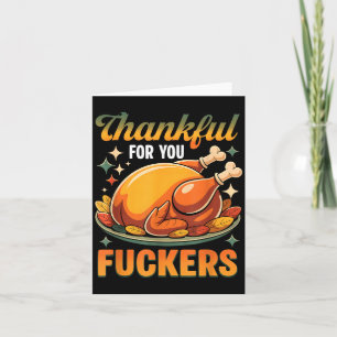Thanksgiving Rostad Kalkon Tacksam F0r Dig F Cke Kort