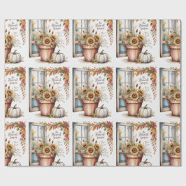 Thanksgiving, Rustic Land Thanksgiving, Fall Presentpapper