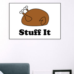 Thanksgiving Saker Det är lustigt Turkiet Poster