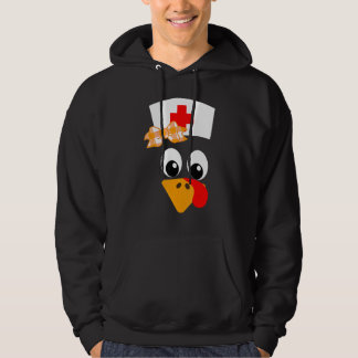 Thanksgiving SCrub Toppar Kvinnor Turkiet Helgdag Hoodie