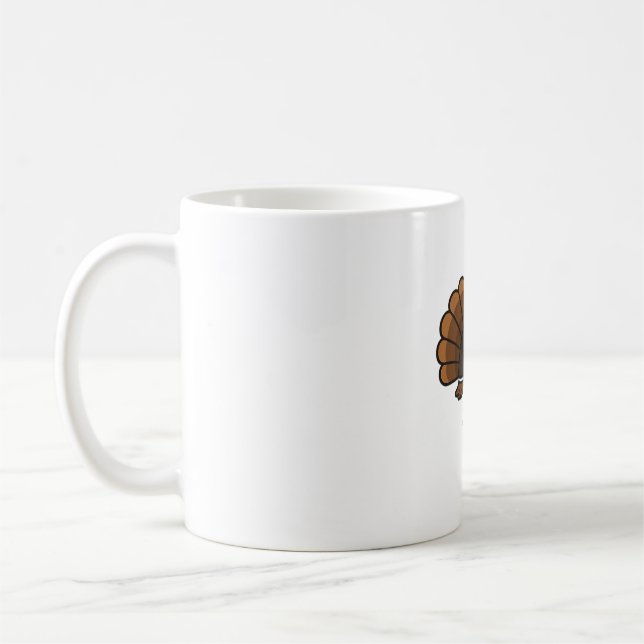 Thanksgiving Secret Agent Turkey Classic T-Shirt Kaffemugg (Vänster)