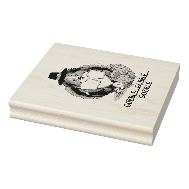 Thanksgiving Shetland Sheepdog (blå merle) Stämpel (Stämpel)