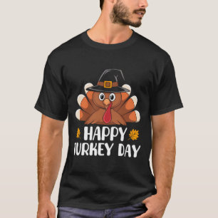 Thanksgiving Shirts För barn Boys Småbarn Lycklig T Shirt