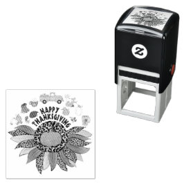 Thanksgiving Självfärgande Stämpel