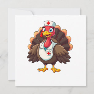 Thanksgiving Sjuksköterska på sjukhus i Turkiet Kort