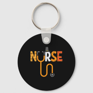 Thanksgiving Sjuksköterska Stethoscope Sjuksköters Nyckelring