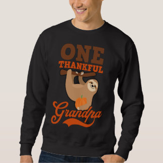 Thanksgiving Sloth Thanksgiving Sloth One Thankfu Lång Ärmad Tröja