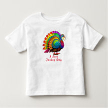 Thanksgiving Småbarn Bra Jersey T-Shirt