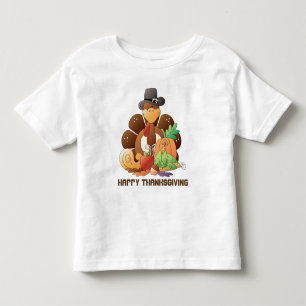 Thanksgiving, småbarn t-shirt för kalkonkalkon,