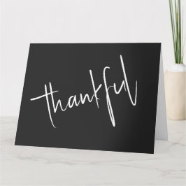 Thanksgiving snyggt tack kort