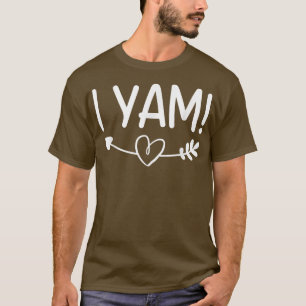 Thanksgiving som matchar Par. Hon är min sötpotat T Shirt