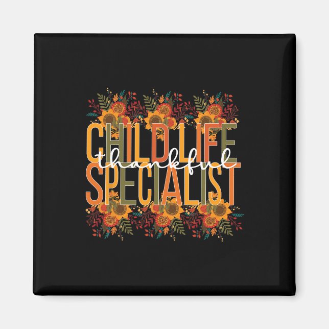 Thanksgiving som specialiserat sig på tacksamma ba magnet (Framsidan)