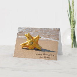 Thanksgiving Star Gourd på Ocean Beach Kort
