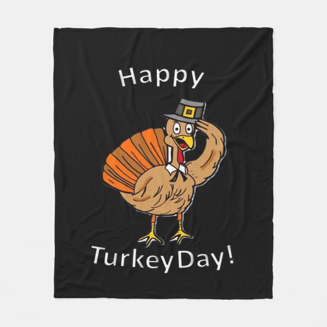 Thanksgiving (Stil 2) Oversialiserad T-Shirt Fleecefilt (Framsidan)