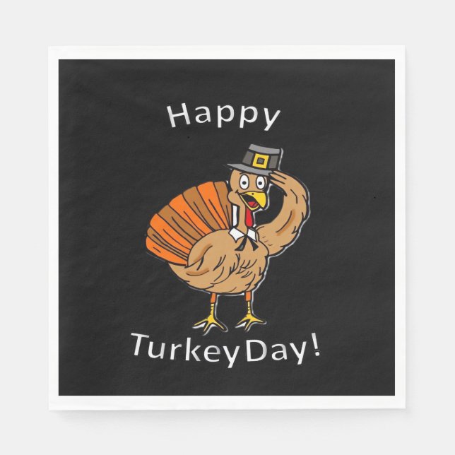 Thanksgiving (Stil 2) Oversialiserad T-Shirt Pappersservett (Framsidan)