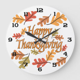 Thanksgiving Stor Klocka