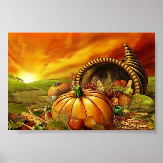 Thanksgiving Sunrise Poster (Framsidan)