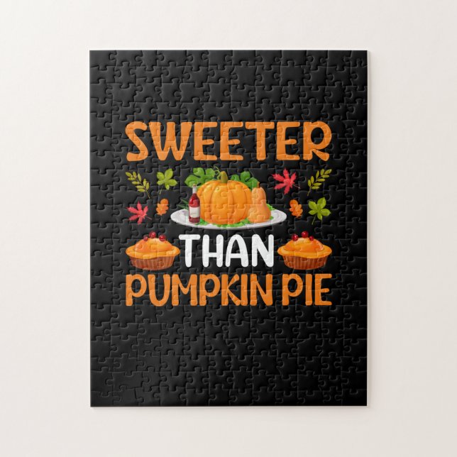 Thanksgiving Sweeter Than Pumpkin Paj Pussel (Vertikal)