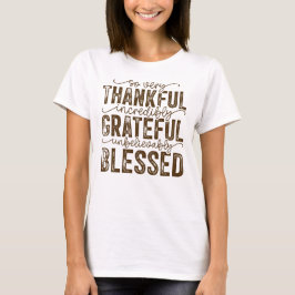 Thanksgiving T-shirt för kvinnor